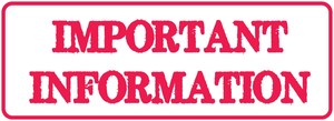 Important Information